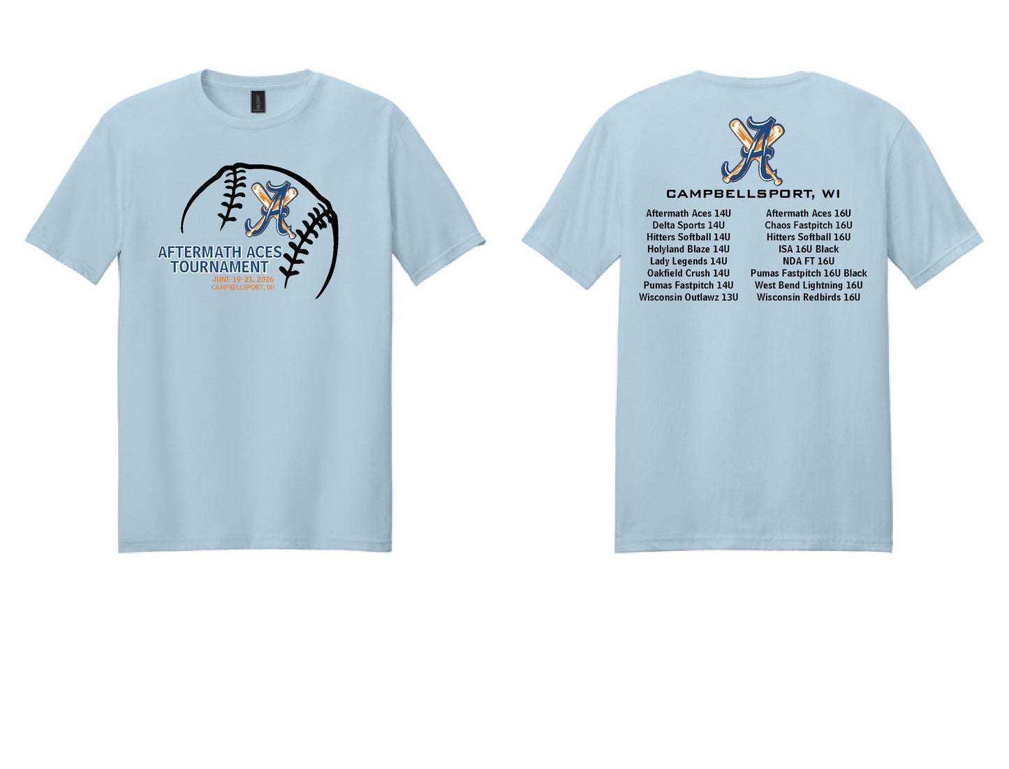 Aftermath Softstyle Blue Tee