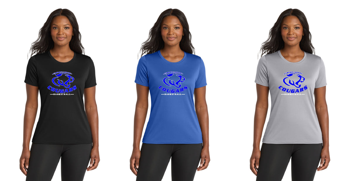 CPORT BASKETBALL WOMENS POLY TEE