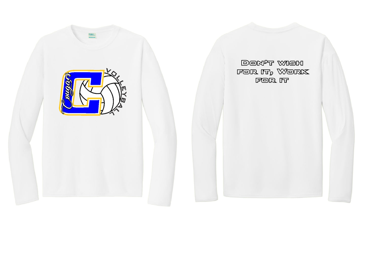 COUGAR VOLLEYBALL POLY LONG SLEEVE