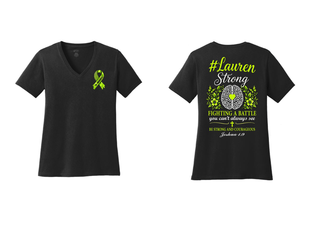LAUREN STRONG WOMENS V-NECK