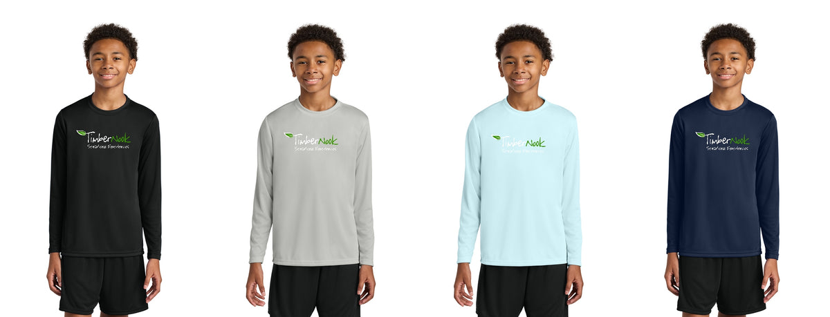 TN Sport-Tek Youth Long Sleeve Poly Tee
