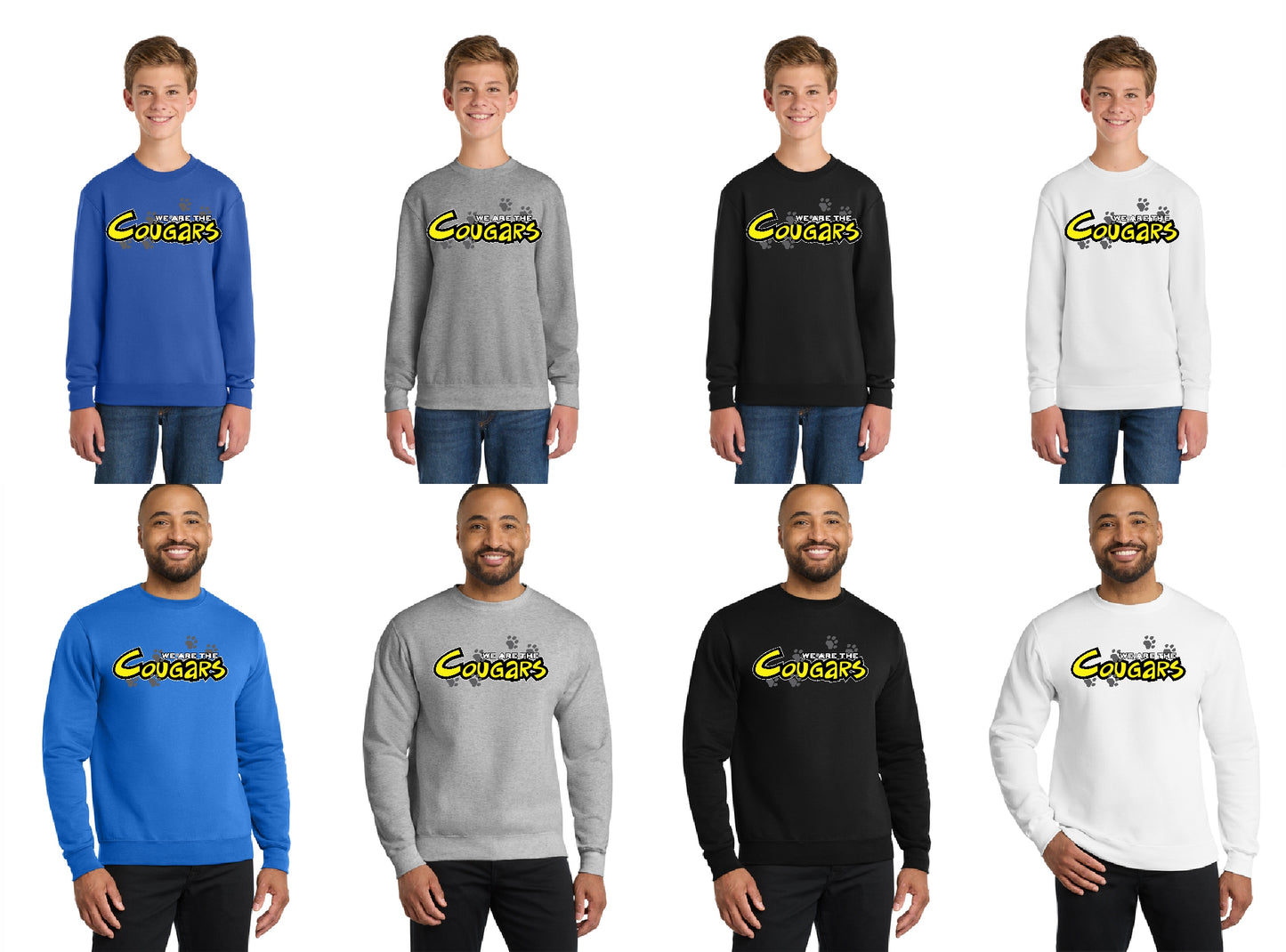 CES COUGARS-CREW SWEATSHIRT