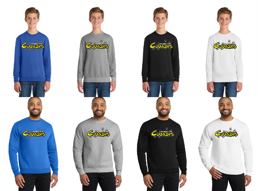 CES COUGARS-CREW SWEATSHIRT