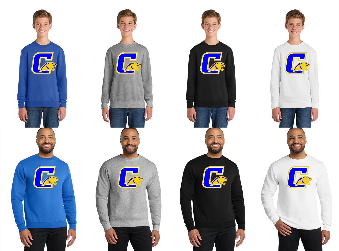 CES GLITTER-CREW SWEATSHIRT