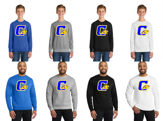 CES GLITTER-CREW SWEATSHIRT