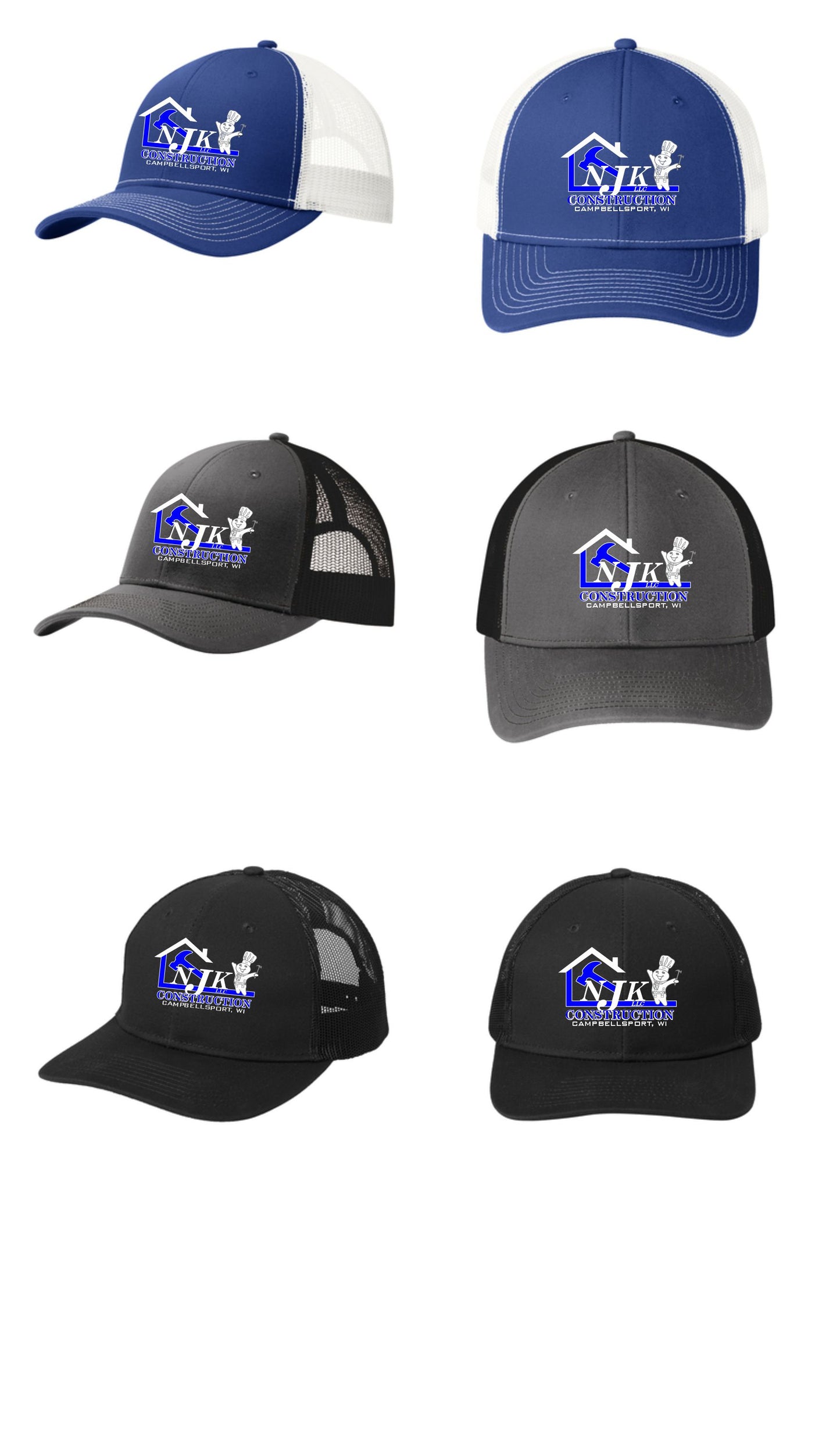 NJK Port Authority® Snapback Trucker Cap
