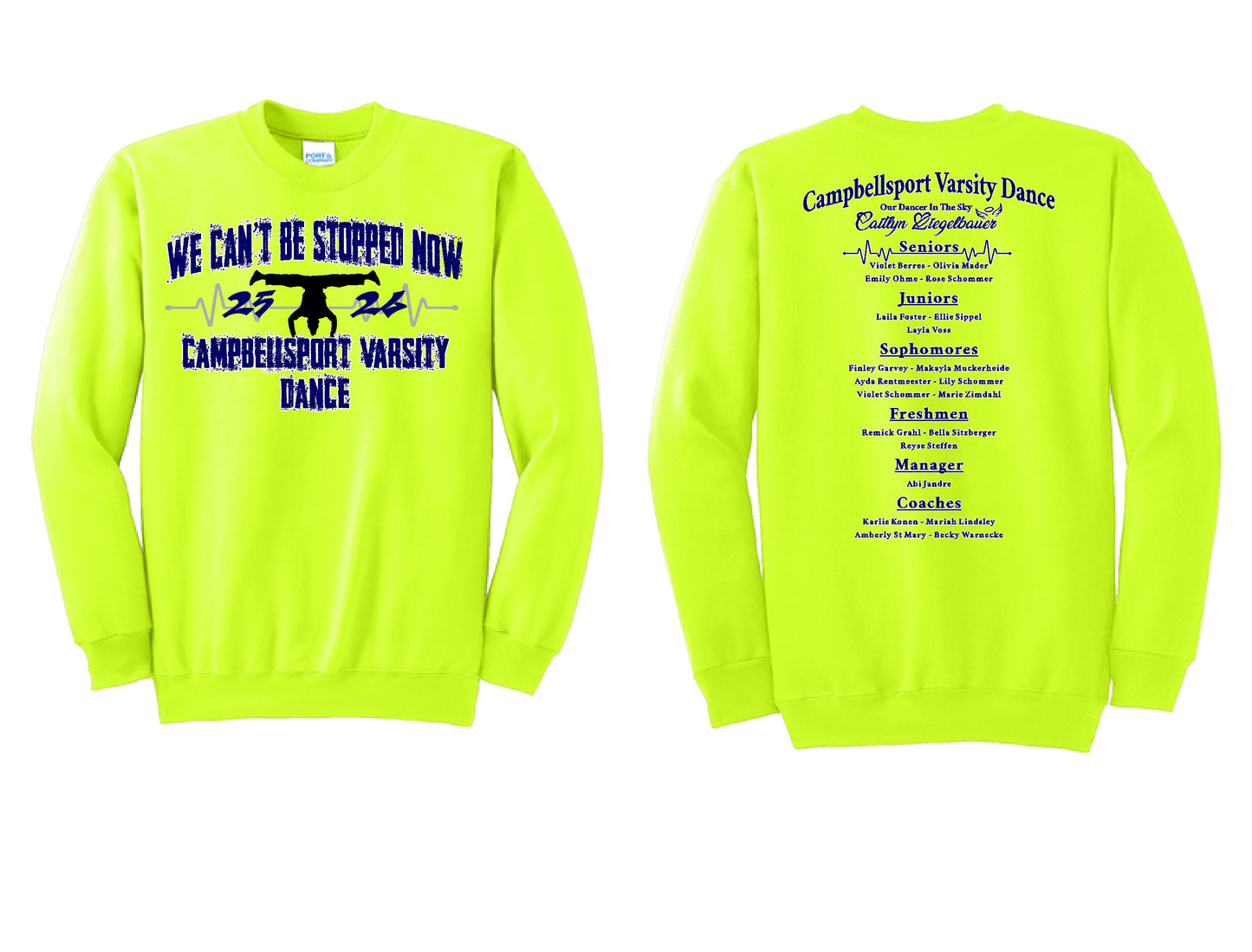 Cport Varsity Dance Crew Sweatshirt