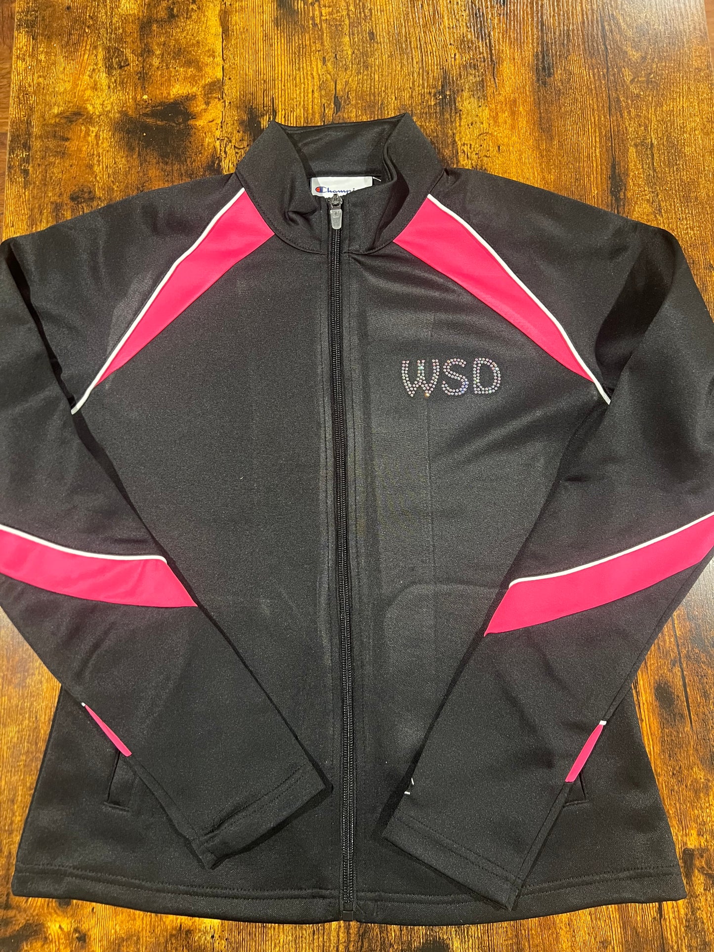 Wempers' Champion Jacket-Rhinestone Logo