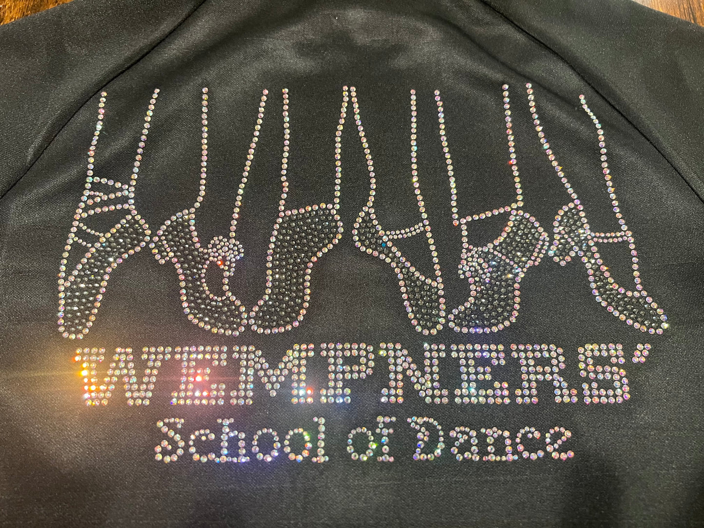 Wempers' Champion Jacket-Rhinestone Logo