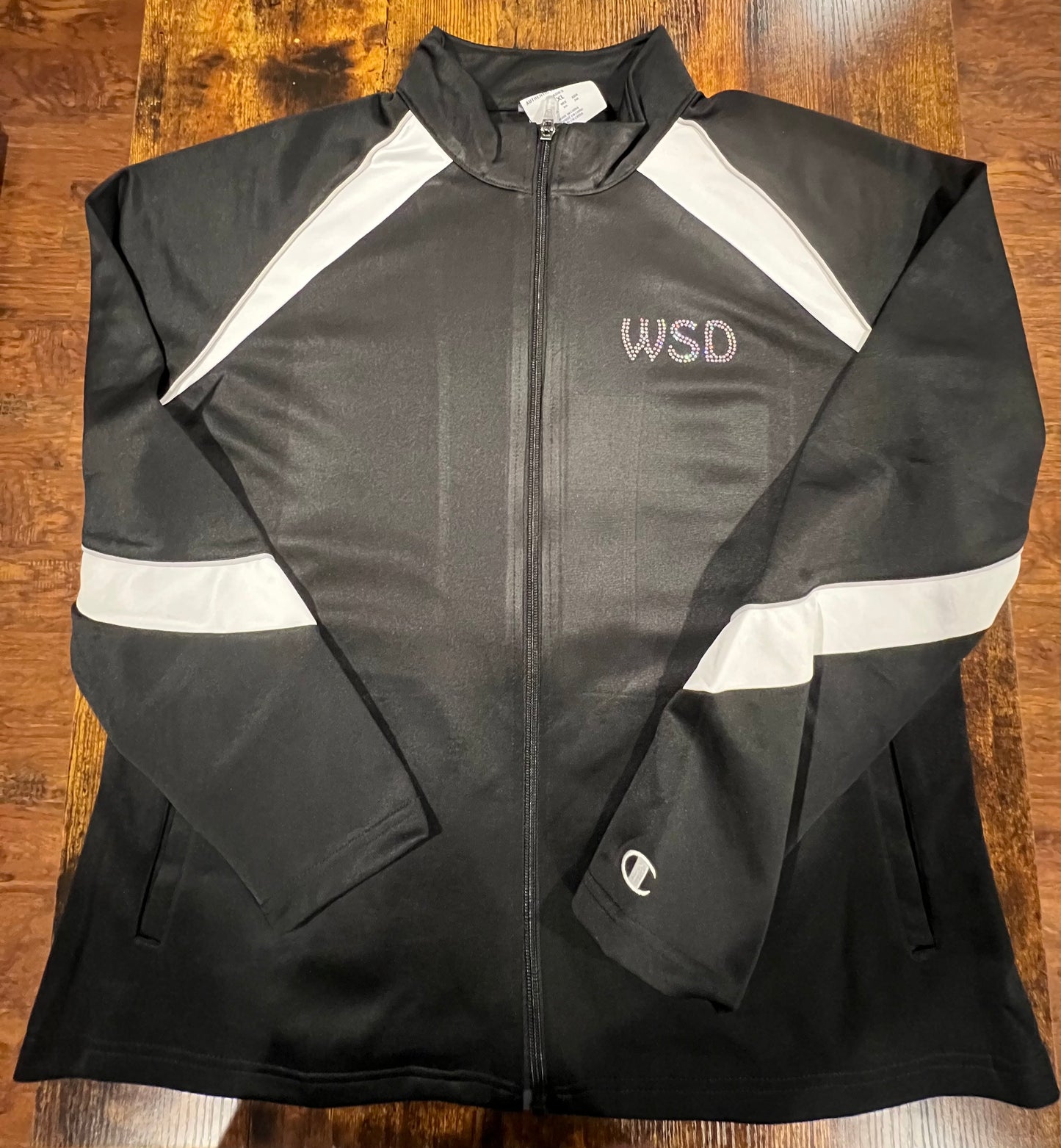 Wempers' Champion Jacket-Rhinestone Logo