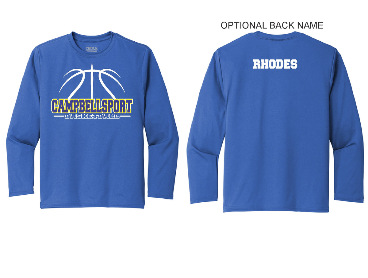 CPORT BASKETBALL POLY LONG SLEEVE
