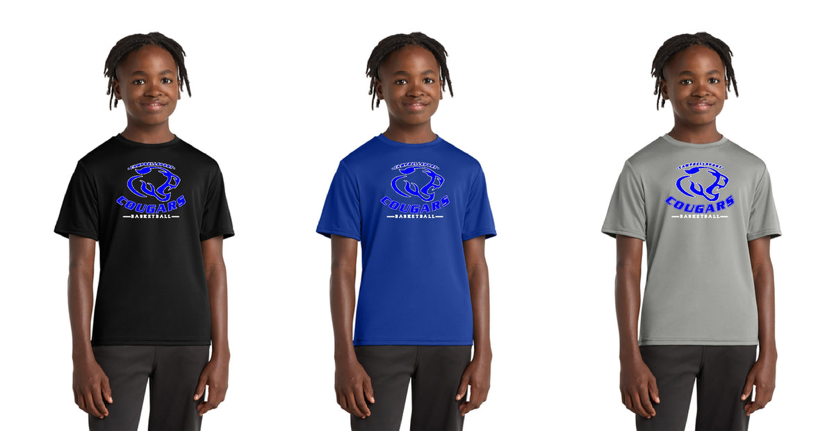 CPORT BASKETBALL YOUTH  POLY TEE