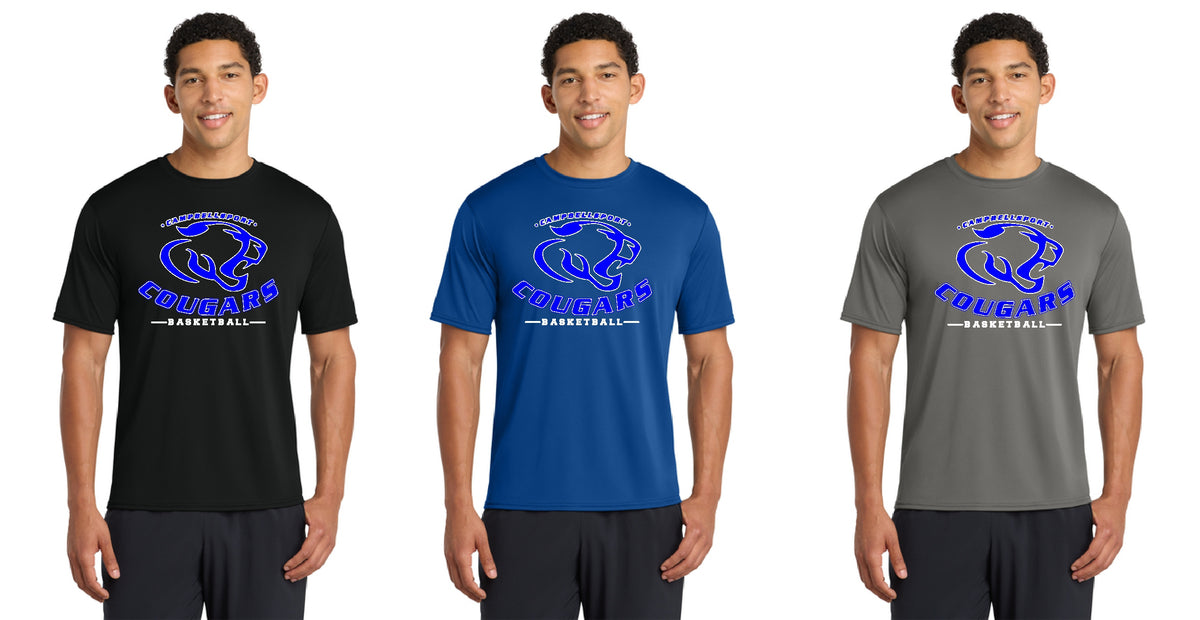 CPORT BASKETBALL ADULT POLY TEE