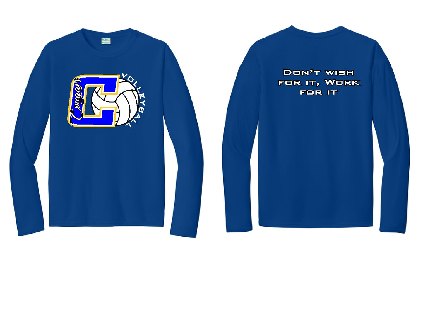 COUGAR VOLLEYBALL POLY LONG SLEEVE