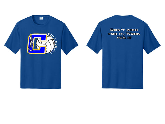 COUGAR VOLLEYBALL POLY TEE