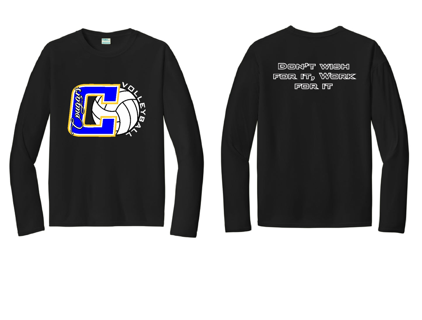 COUGAR VOLLEYBALL POLY LONG SLEEVE