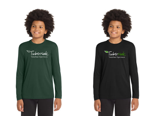 TN Sport-Tek Youth Long Sleeve Poly Tee