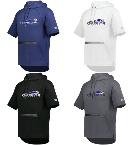 CAA Baseball Legend Short Sleeve Tech Fleece Hoodie