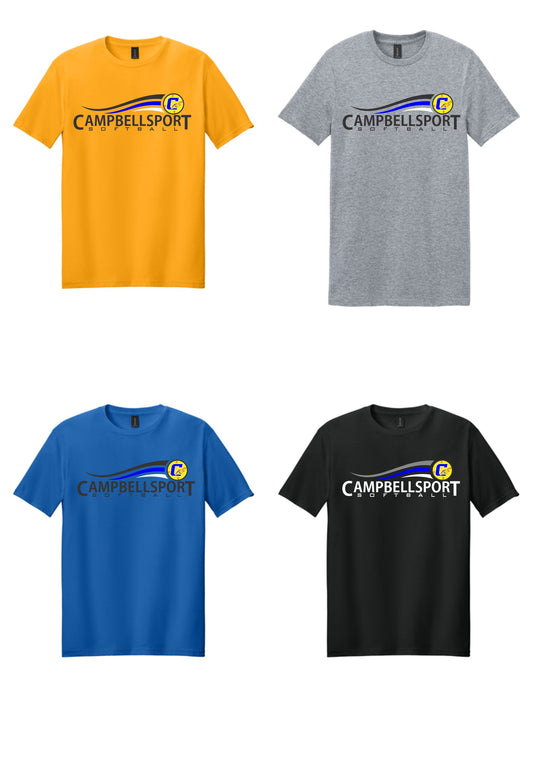 CAA Softball Softstyle Tee